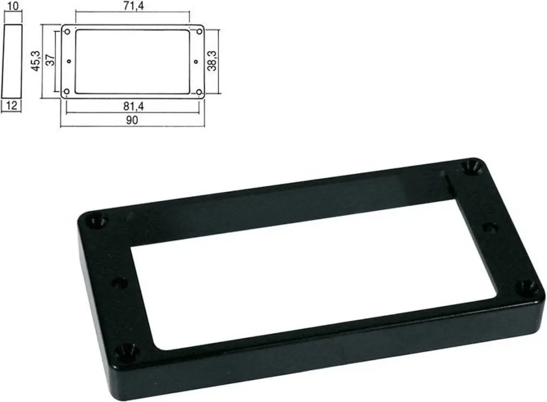Boston HPF-08-TBK Pickup Ring voor Humbucker