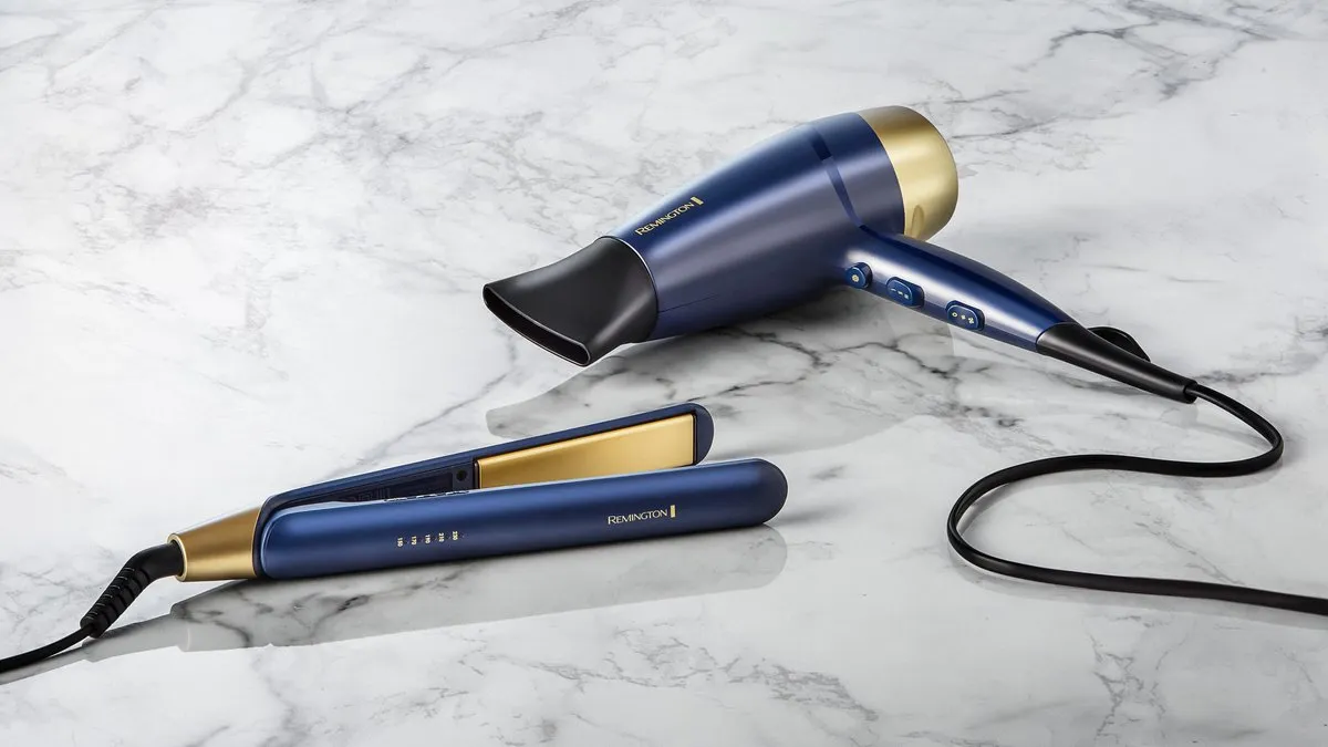 Remington Sapphire Luxe Haardroger D5805 - 2200W - Blauw/Champagne - afbeelding 6 van 6