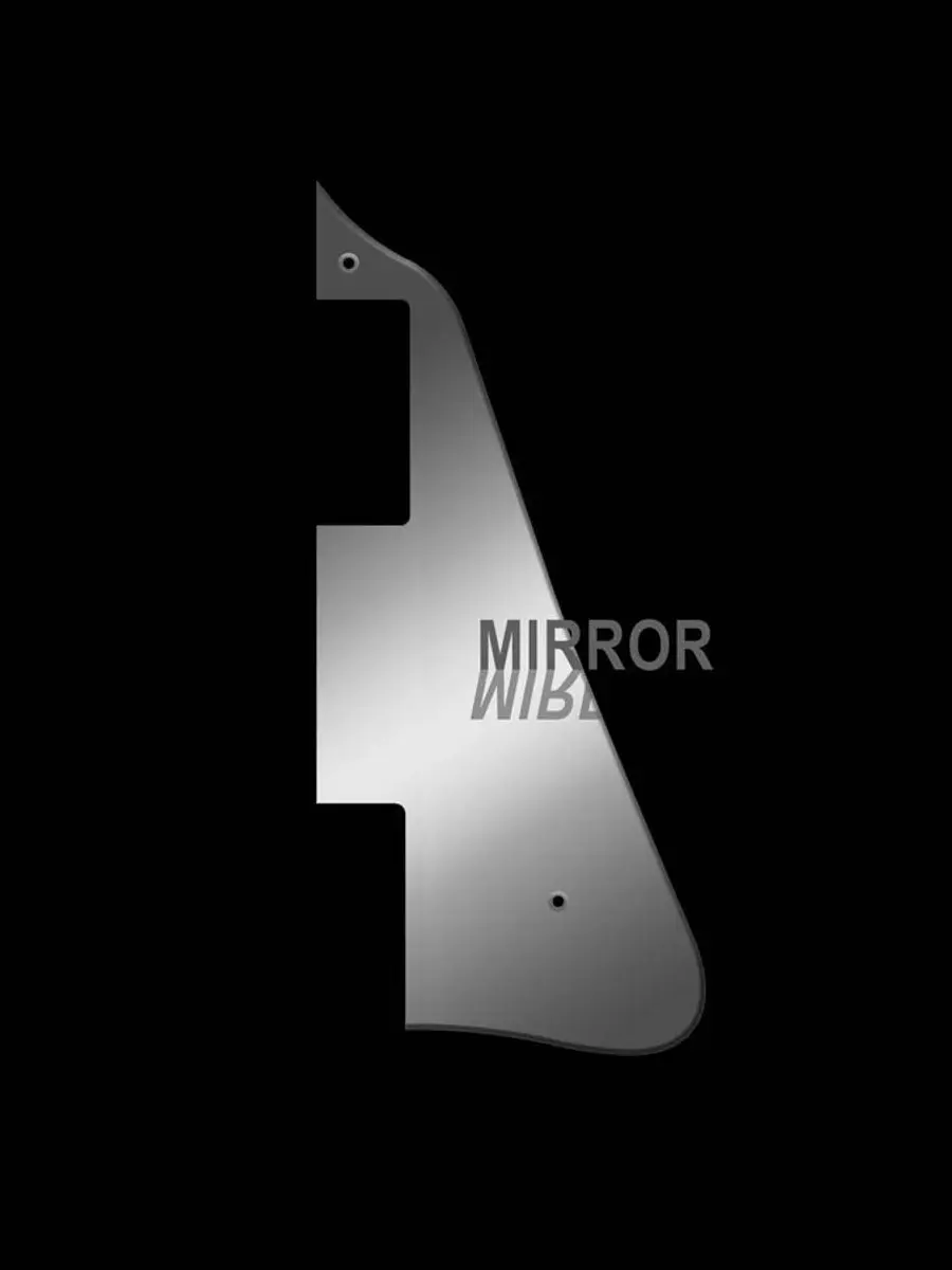 Boston LP-213-MC Pickguard - LP-model - 2 Ply - Mirror Chrome