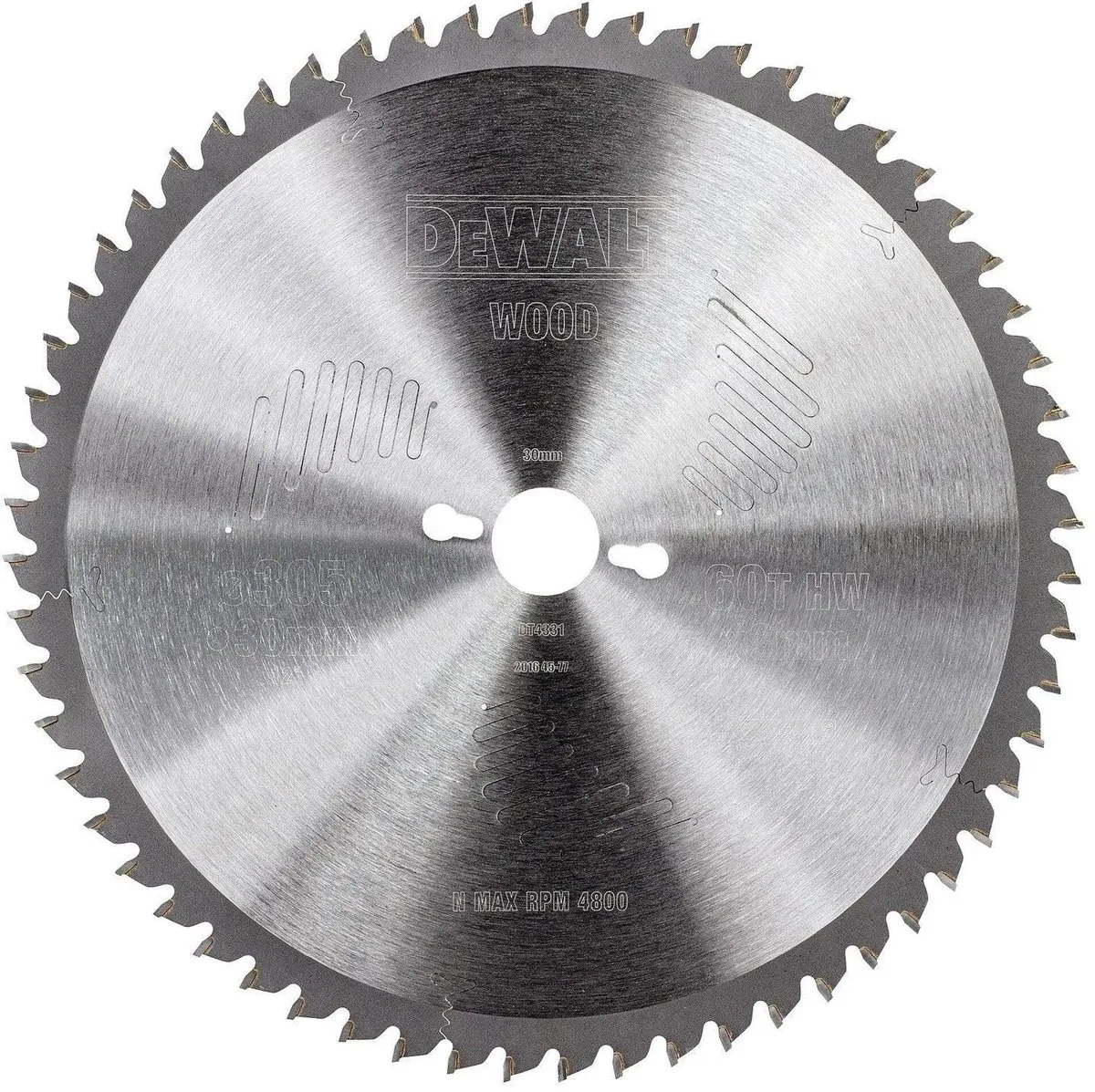 DeWalt 60-Tand Zaagblad Hard Metaal 305mm - Hout