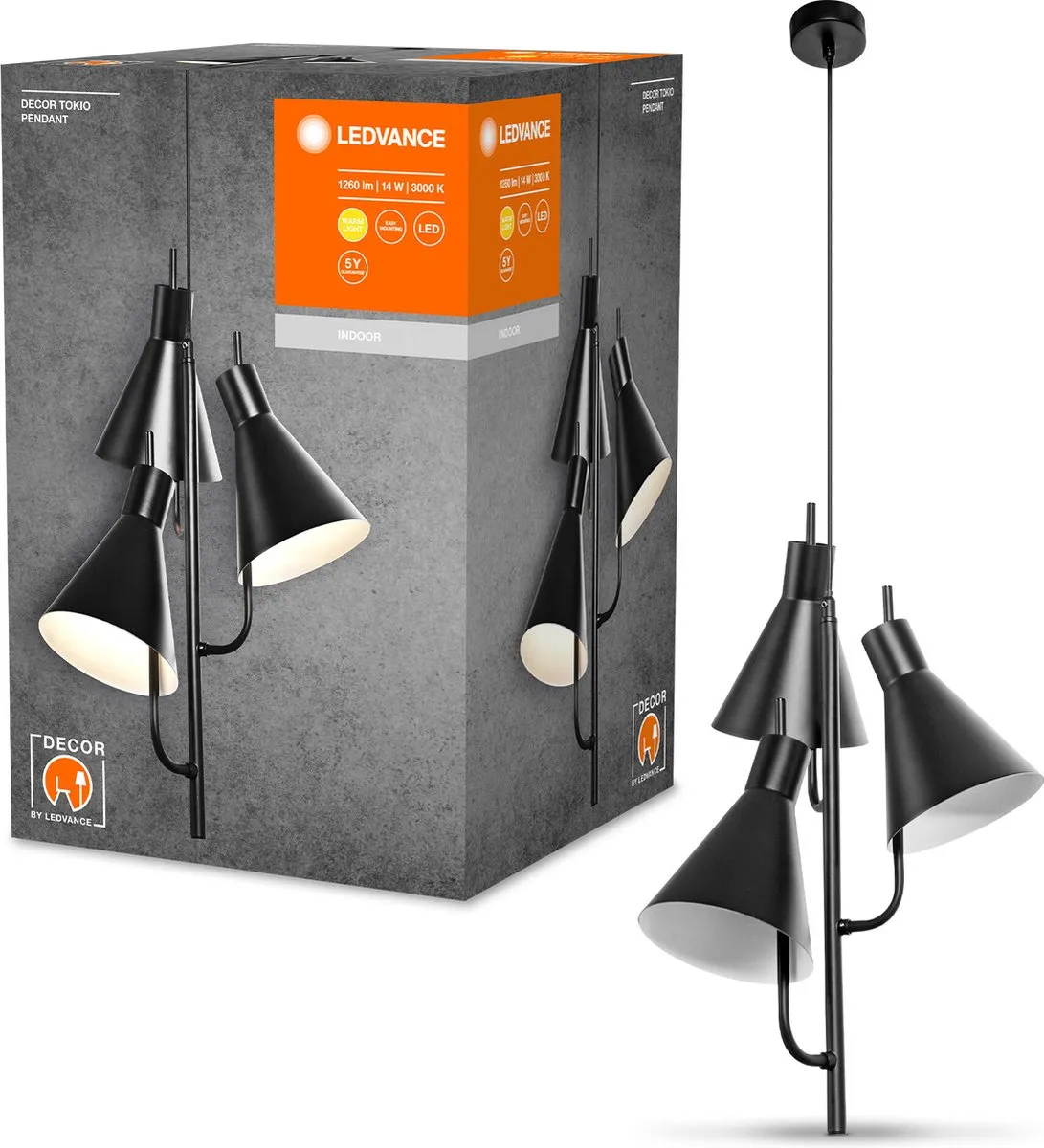 LEDVANCE Tokio Hanglamp 14W Warm Wit