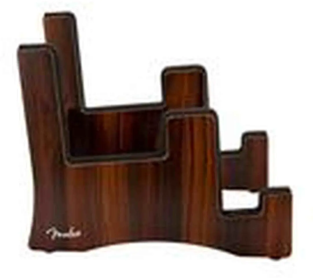 Hercules Fender Deluxe Houten Gitaarstandaard - 2-Tier - Bruin