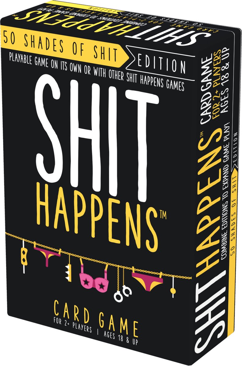 Shit Happens 50 Shades of Shit 18+ - Engelstalig Kaartspel - Partyspel