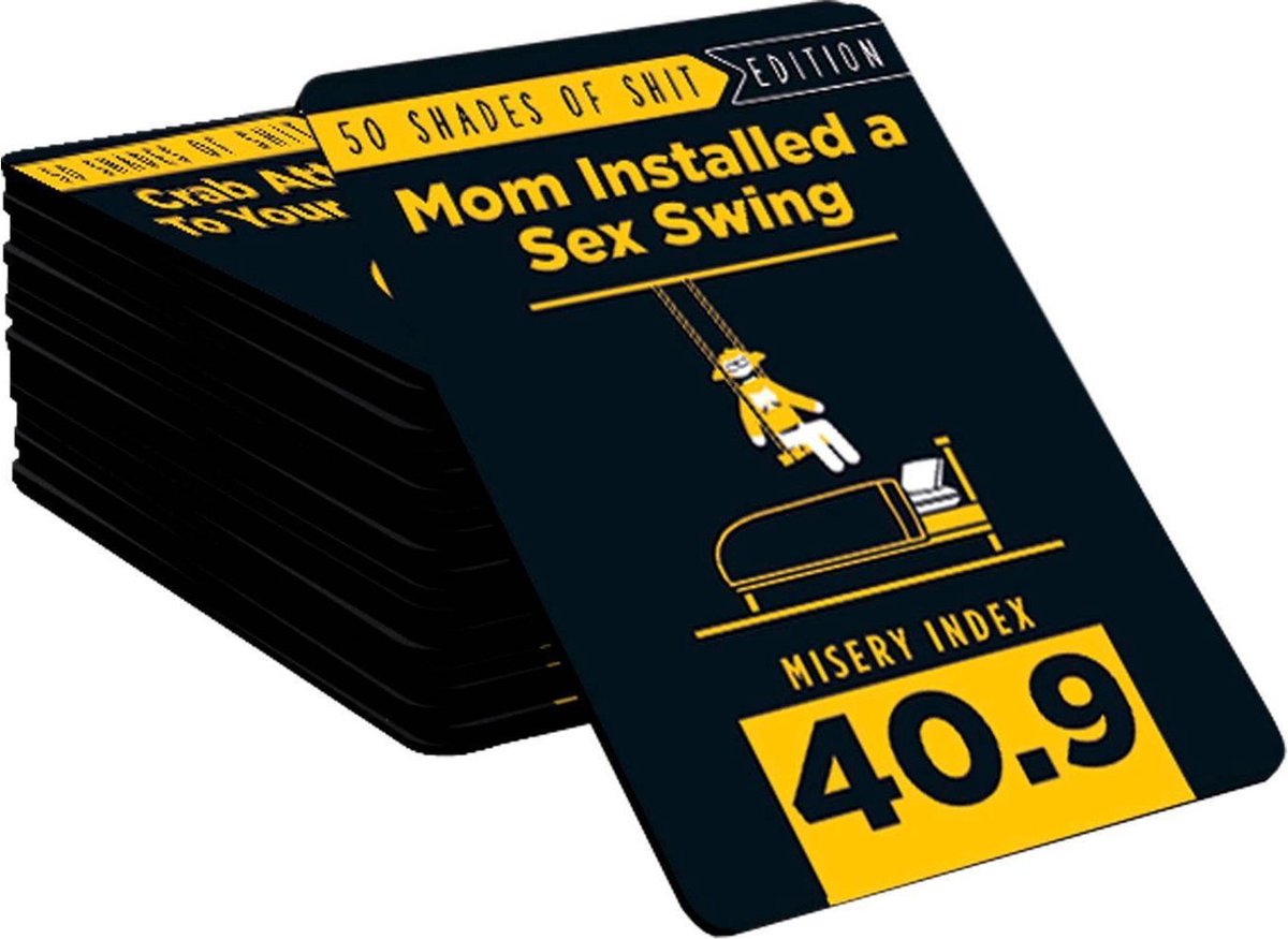 Shit Happens 50 Shades of Shit 18+ - Engelstalig Kaartspel - Partyspel