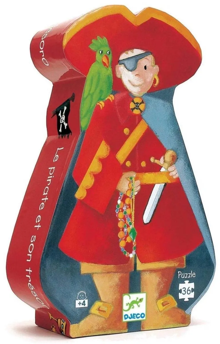 Djeco De Piraat en Z'n Schat Puzzel - 36 Stuks