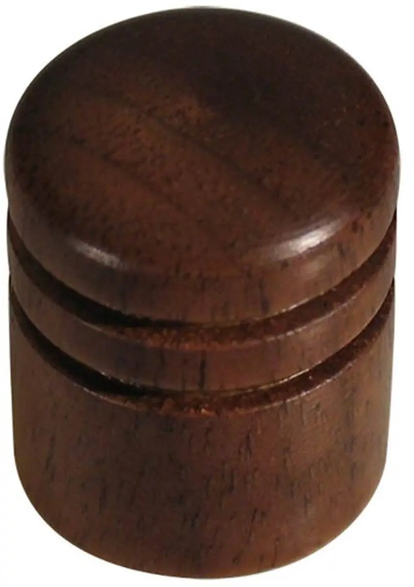 Boston KWW-360 Houten Dome Knop Walnoot