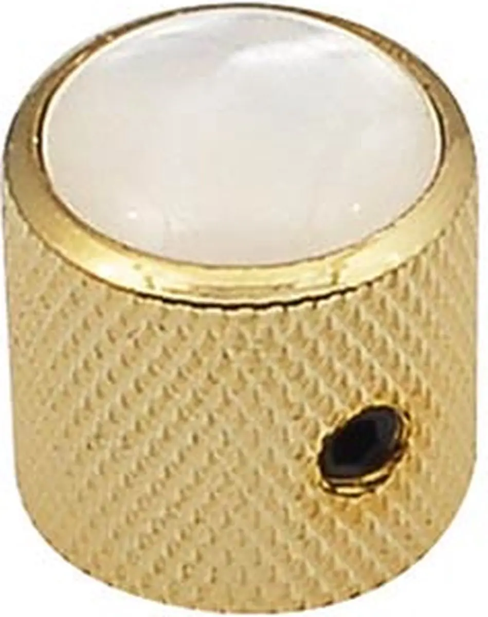 Boston KG-236 Gouden Dome Knoop Parelmoer 18x18mm