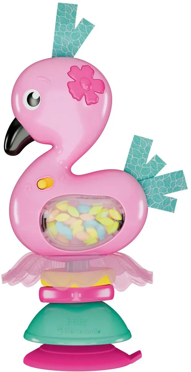 Clementoni Baby Fancy Flamingo Rammelaar - Multi kleuren