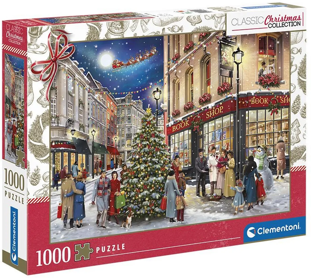 Clementoni Puzzle 1000 Classic Christmas Collection 81498