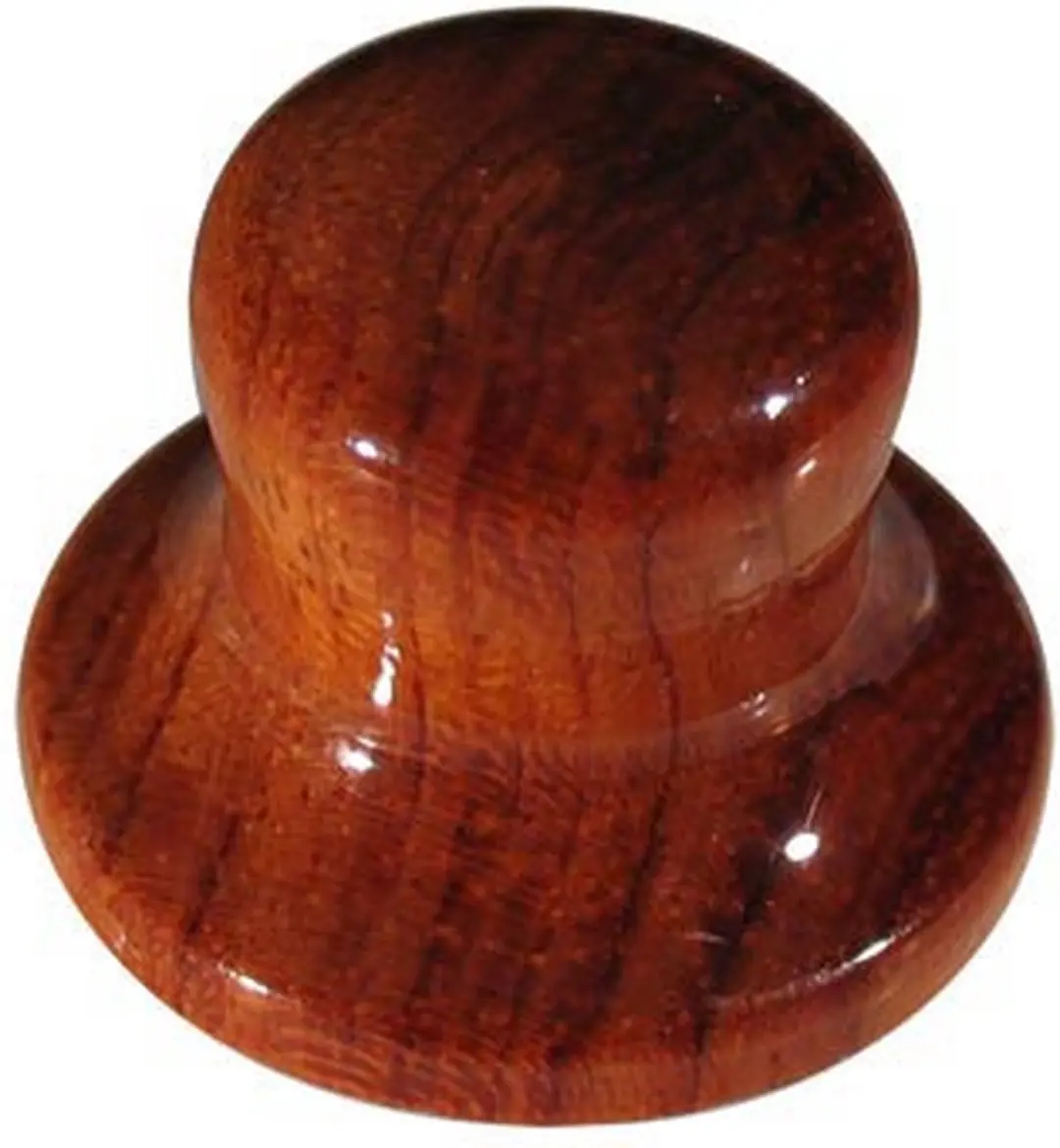 Boston KWB-340 Houten Belknop Hoedmodel 25x19mm Bubinga