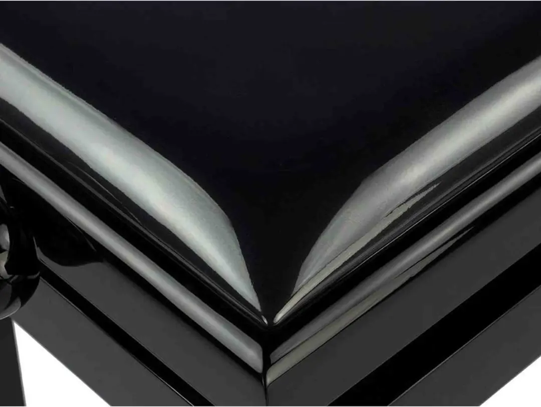Boston PB2/2025 Pianobank Deluxe - Hoogglans Zwart - afbeelding 3 van 4