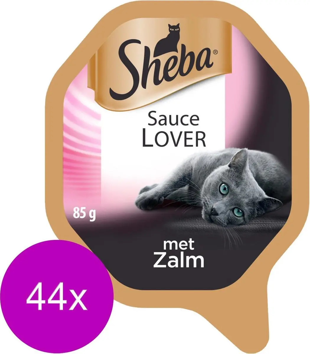 Sheba Alu Lovers Zalm Kattenvoer - 44 Stuks