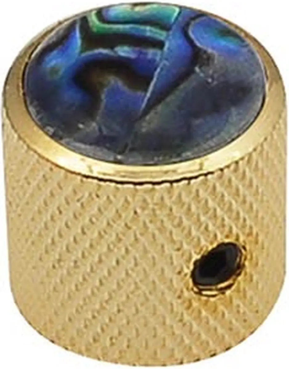 Boston KG-237 Gouden Dome Knop met Abalone Inlay