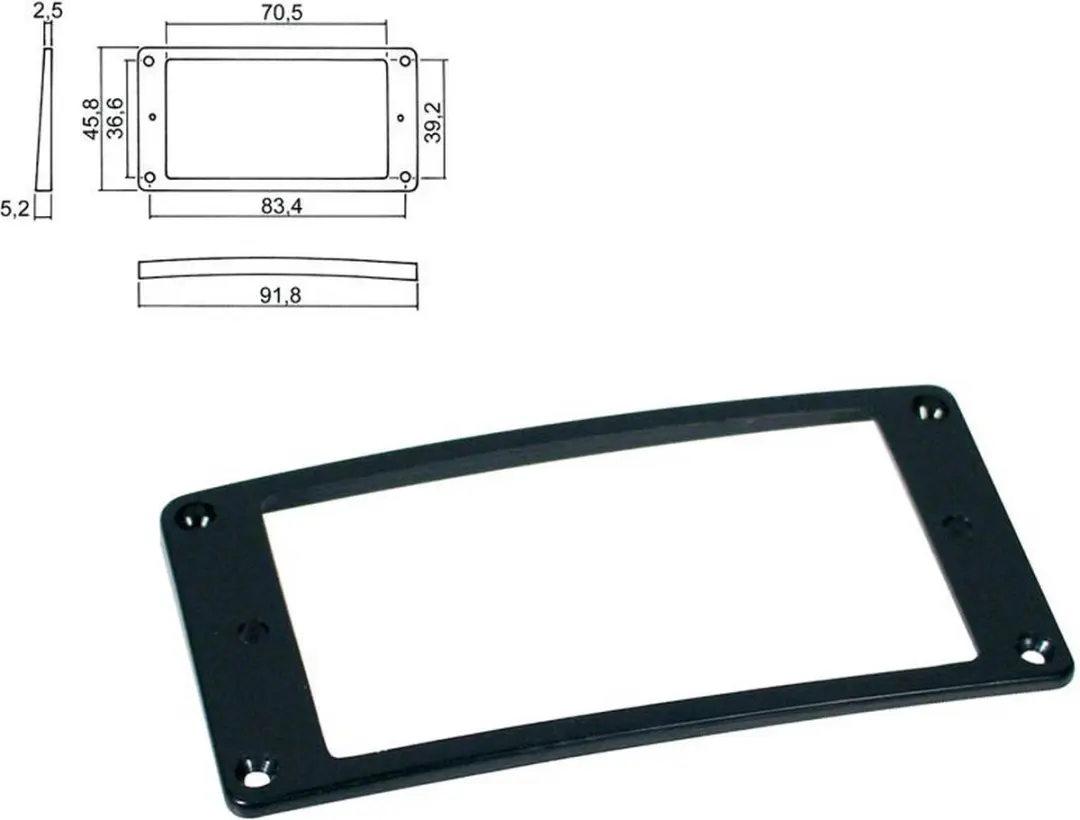 Boston HPR-08-SBK Slanted Pickup Ring voor Humbucker