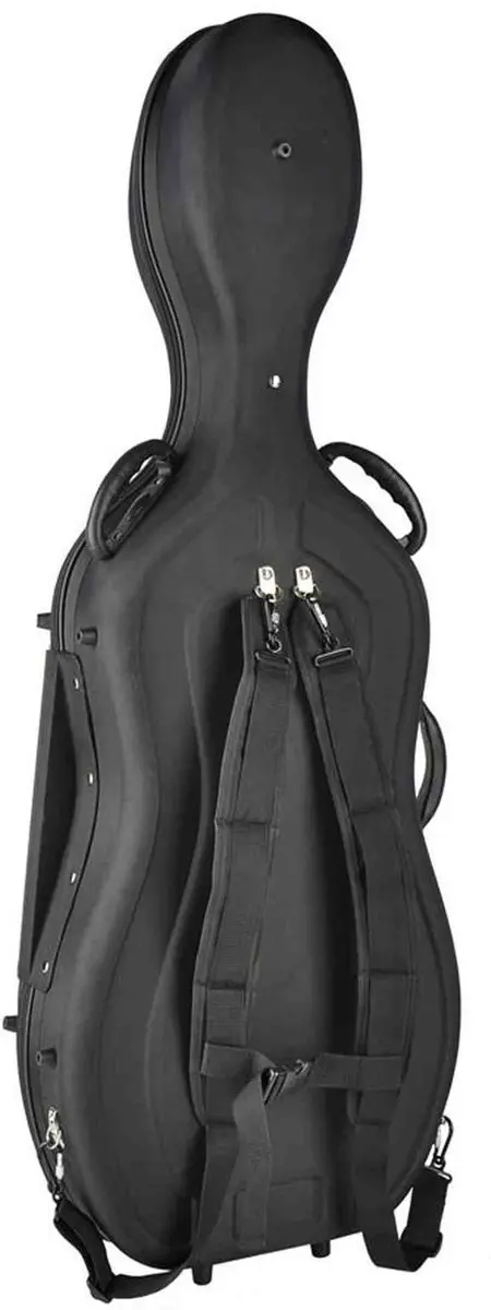 Leonardo CC-144-BK Cellokoffer - 4/4 Gevormd - Zwart