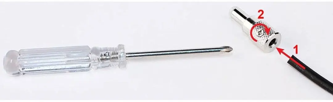 Boston SDPC-512 Solderless Powerkabelkit - 5m + 12 Stuks 2.1mm
