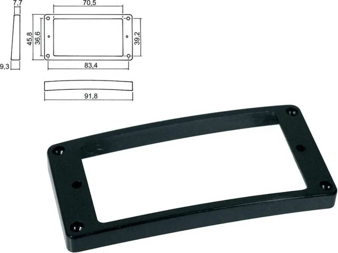 Boston HPR-08-TBK Pickup Ring voor Humbucker