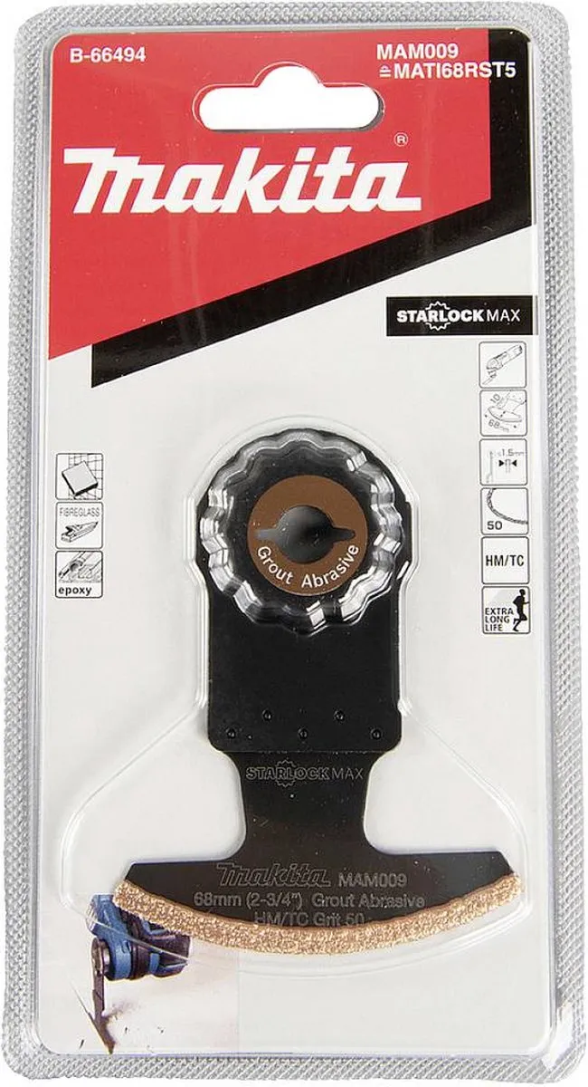 Makita HM Segmentzaagblad B-66494 - Roterend - Tegel