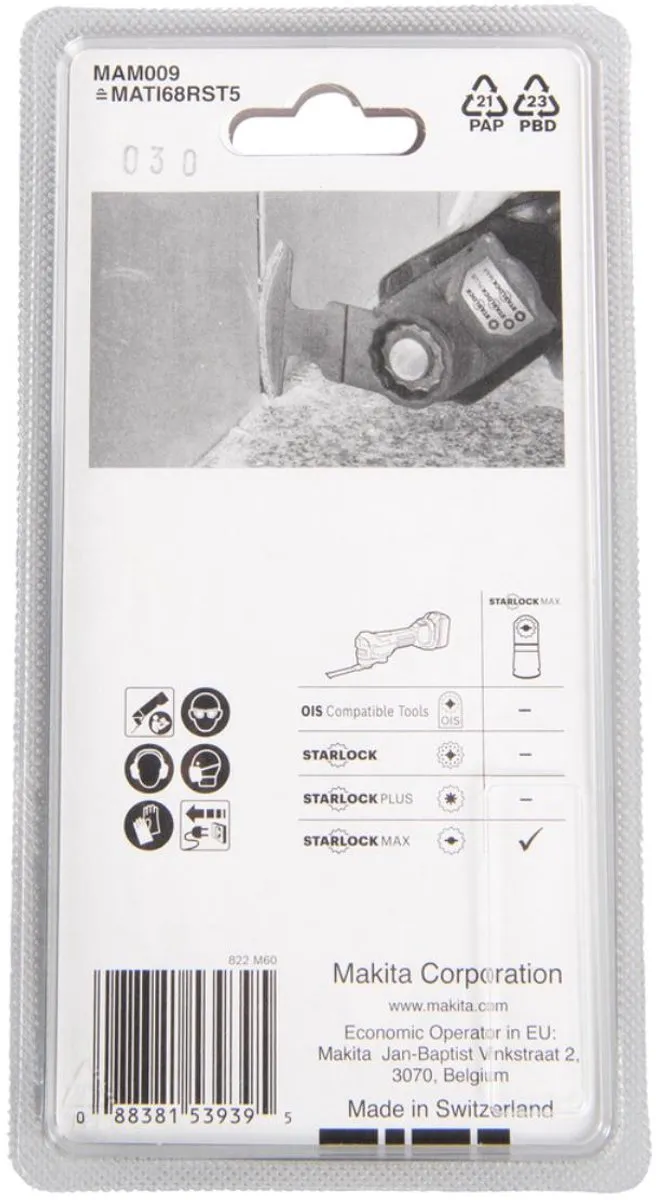Makita HM Segmentzaagblad B-66494 - Roterend - Tegel - afbeelding 6 van 6