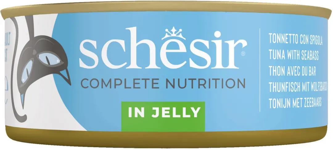 Schesir M-Pack Natvoer Kat Tonijn & Ozeabaars - 18x50g