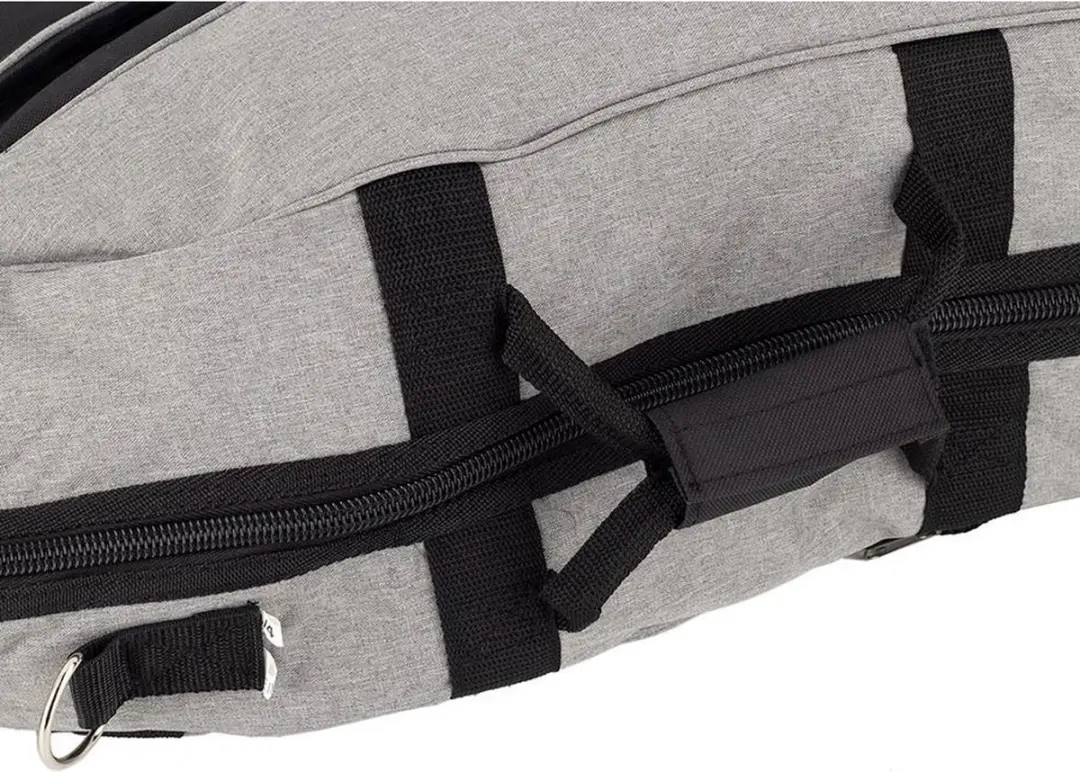 Boston CT-112-GR Cello Tas - 19mm - Grijs - 2 Banden