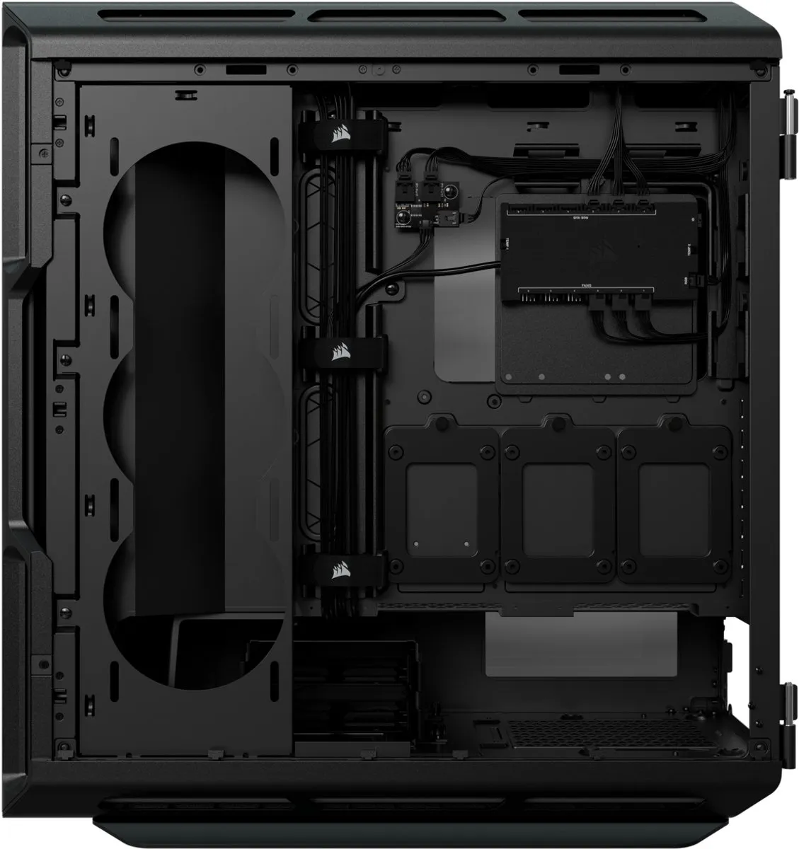 Corsair 5000T RGB TG Behuizing - Midtower - ATX - 3 Ventilatoren - Zwart