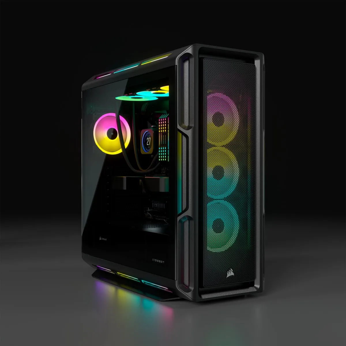 Corsair 5000T RGB TG Behuizing - Midtower - ATX - 3 Ventilatoren - Zwart