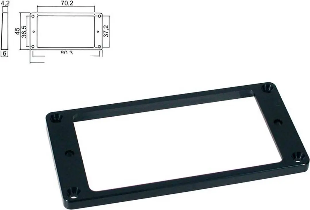 Boston HPF-04-SBK Flat Pickup Ring