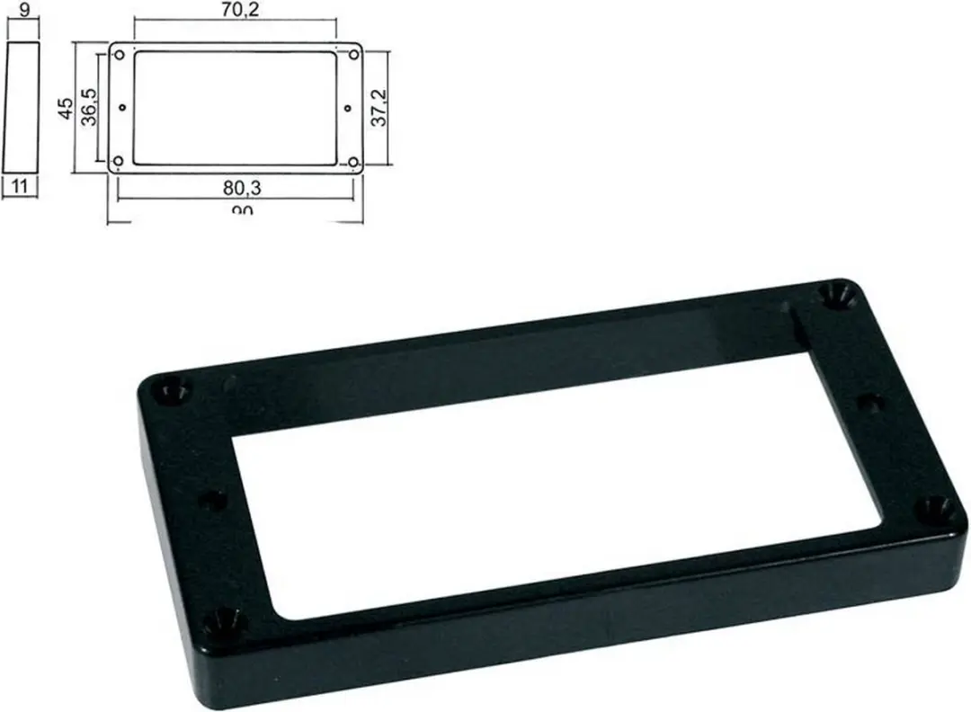Boston HPF-04-TBK Pickup Ring voor Humbucker
