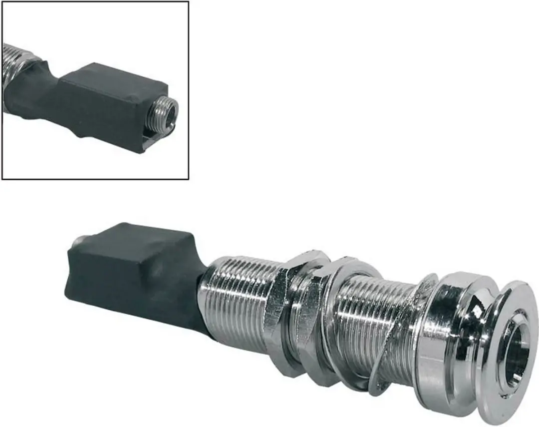 Boston EPJ-5535-N Eindknop Jack 3,5mm naar 6,3mm