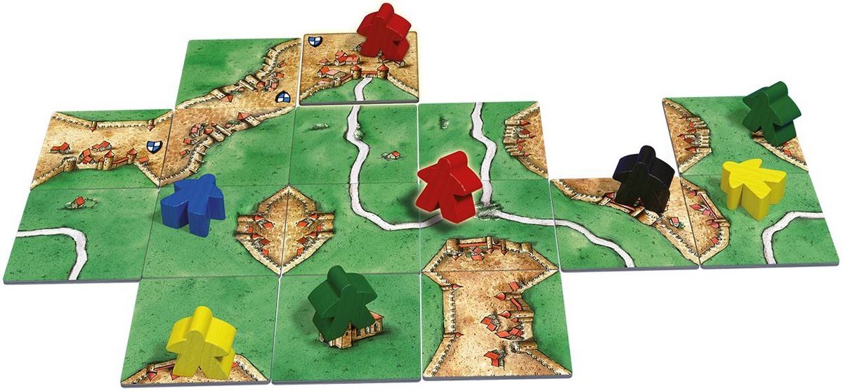 999 Games - Carcassonne - Basisspel - Bordspel - Strategiespel - Gezelschapsspel - Familiespel - NL - EN