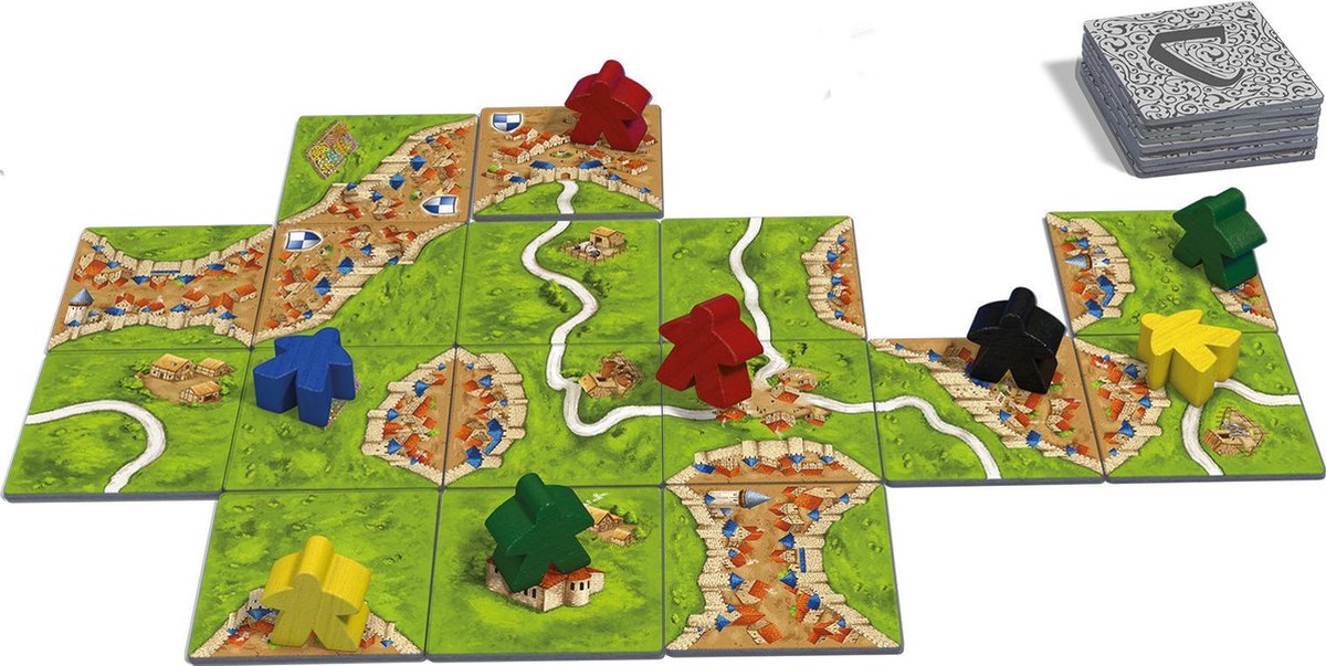 999 Games - Carcassonne - Basisspel - Bordspel - Strategiespel - Gezelschapsspel - Familiespel - NL - EN