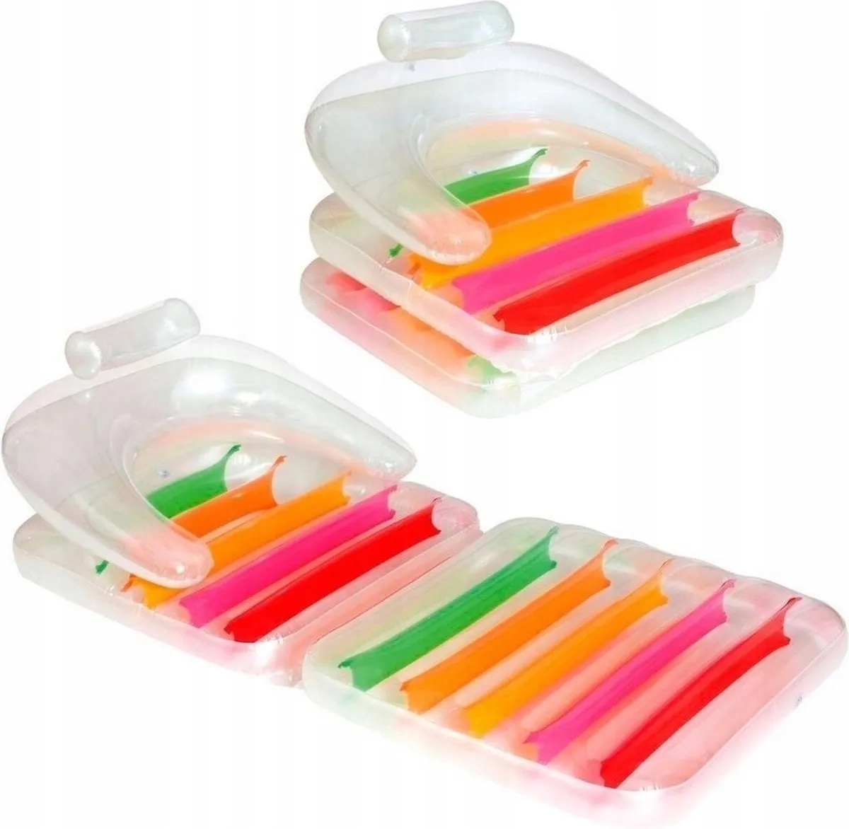 Bestway Drijfstoel Opblaasbaar 201x89cm - Regenboog