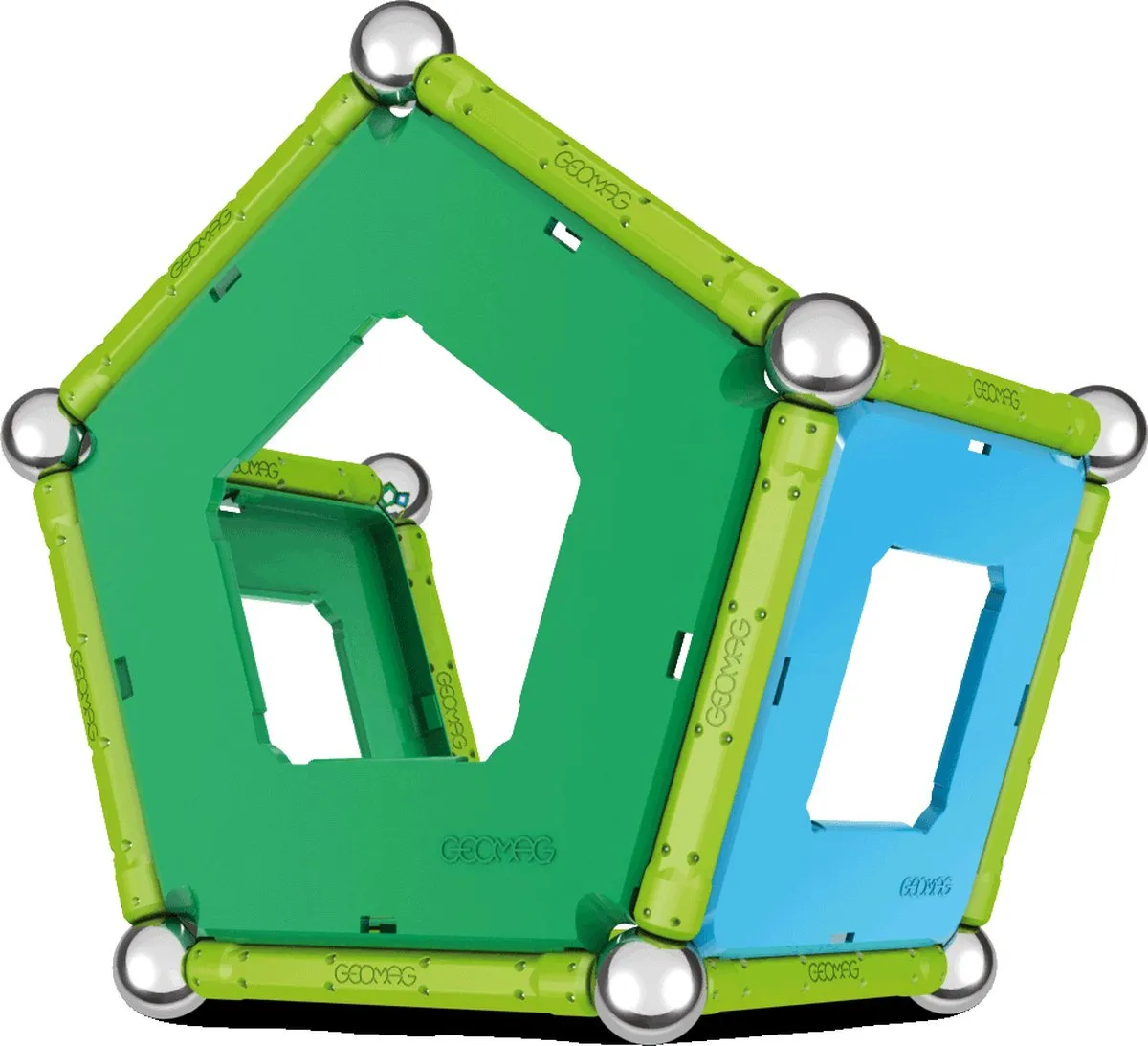 Geomag Panels 32-delig - Groen/Blauw