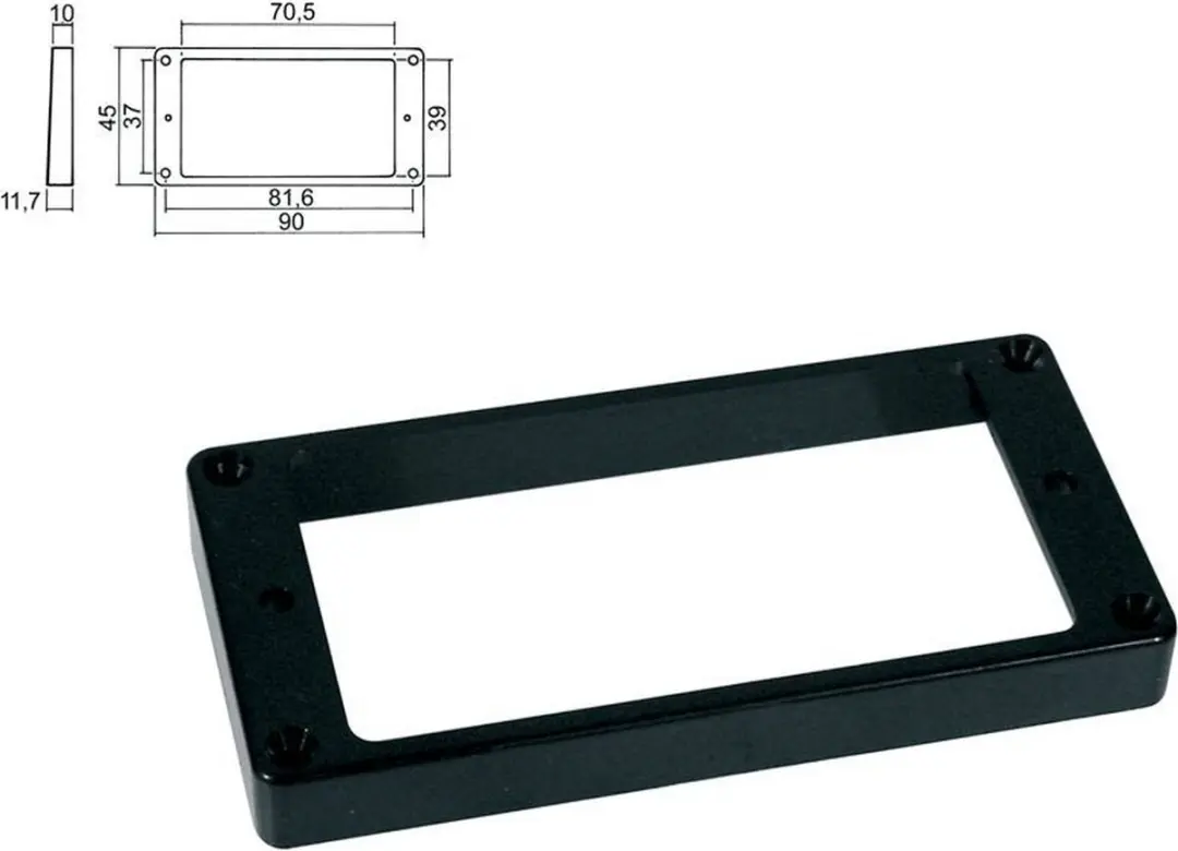 Boston HPF-02-TBK Pickup Ring voor Humbucker
