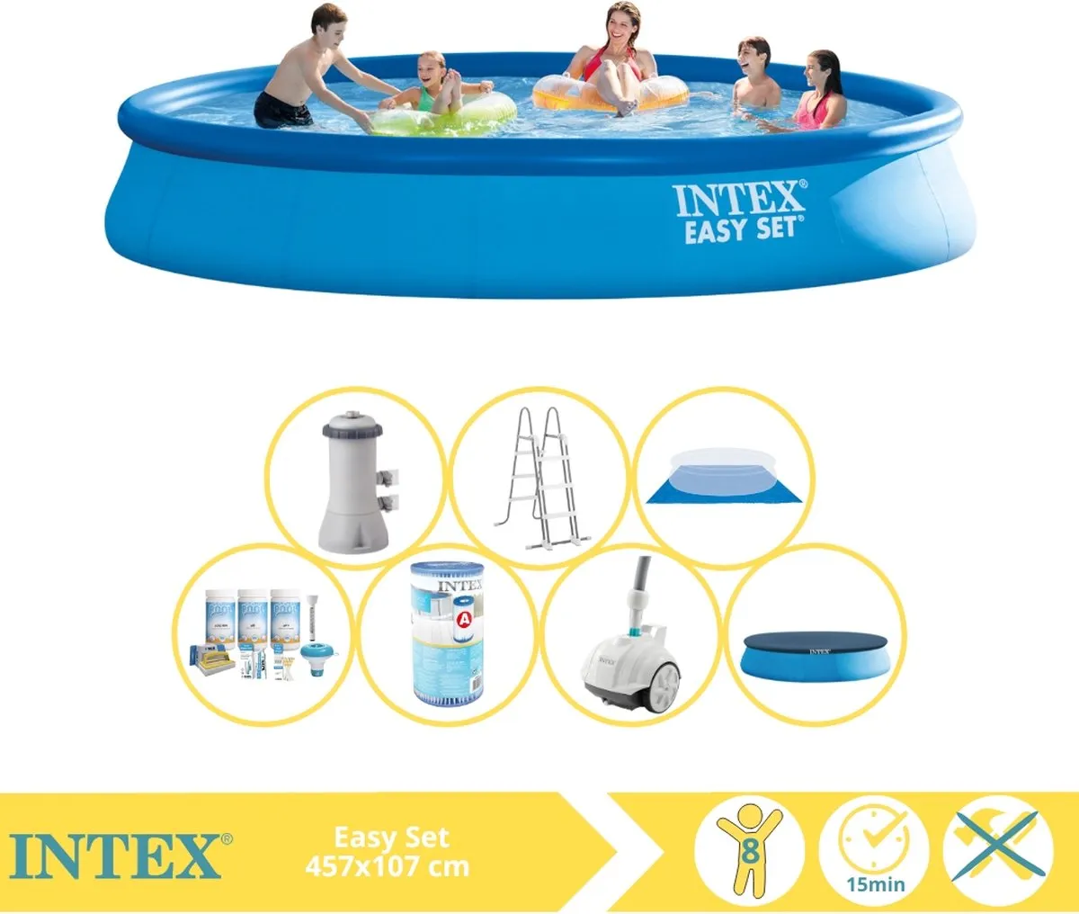 Intex Easy Set Zwembad 457x107cm