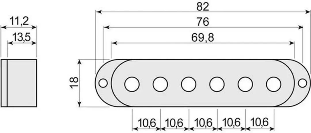 Boston SPC-62-BK Pickup Cover - 3 Stuks - Zwart