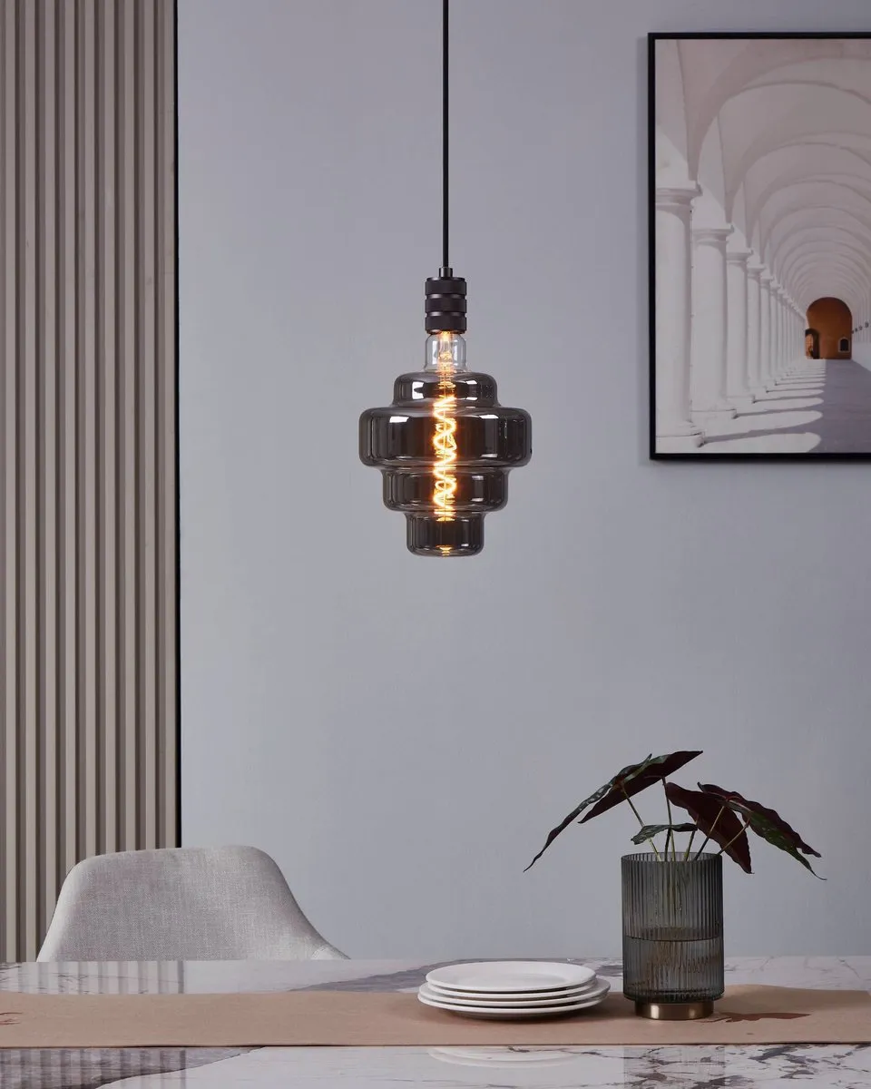 Eglo LED Lamp E27 Rookglas 4W - 2000K Dimbaar