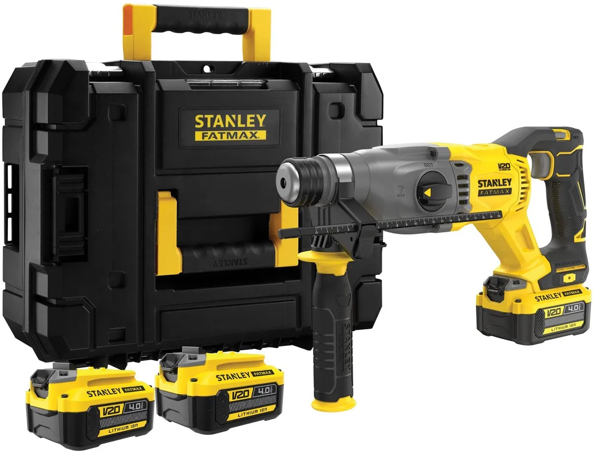Stanley FatMax V20 SFMCH900M22-QW Boorhamer - 18V - 2x 4.0Ah
