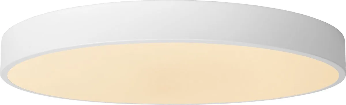 Lucide UNAR Plafondlamp Ø49,5cm LED 3 StepDim 36W 2700K - Wit
