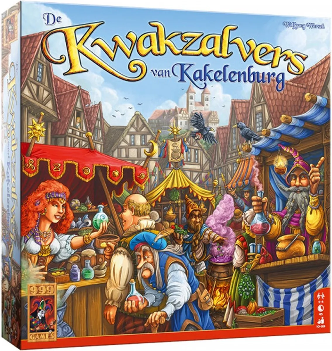 999 Games De Kwakzalvers van Kakelenburg Bordspel - 2-4 Spelers