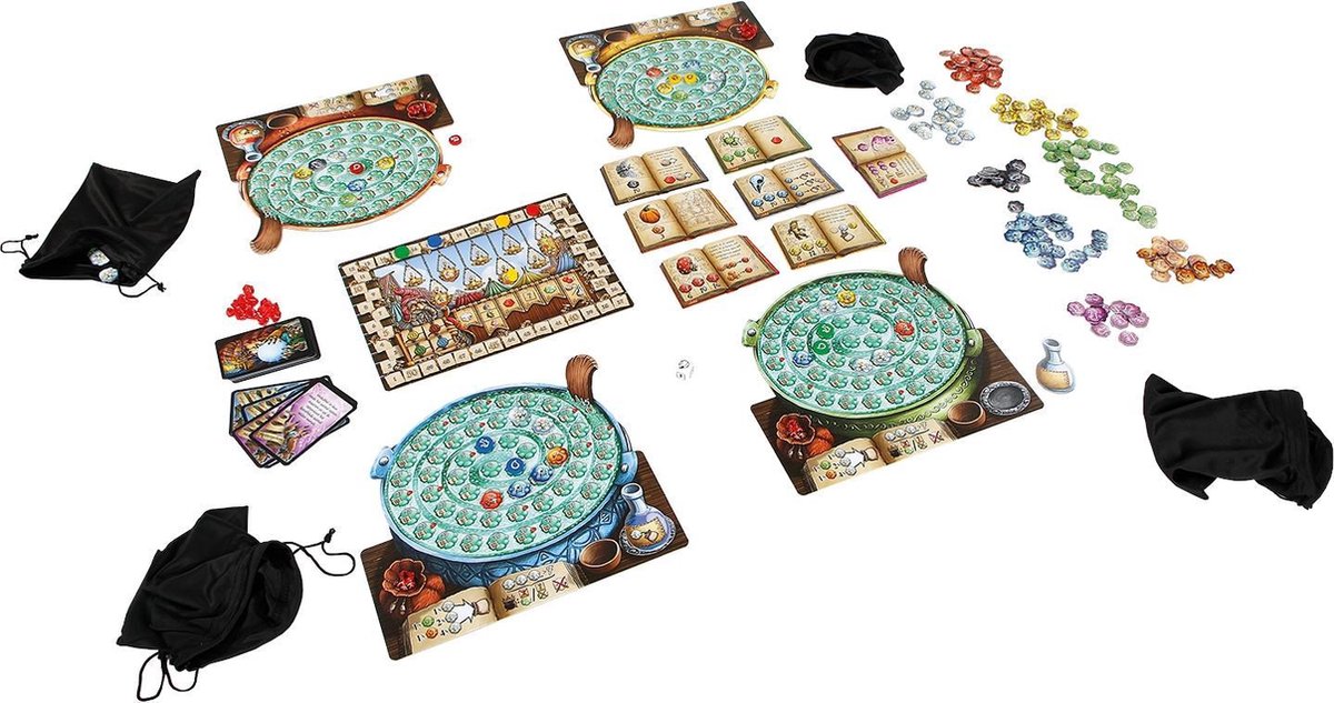 999 Games - De Kwakzalvers van Kakelenburg - Bordspel - Familiespel - Speel met z'n allen tegelijk! - Gezelschapsspel