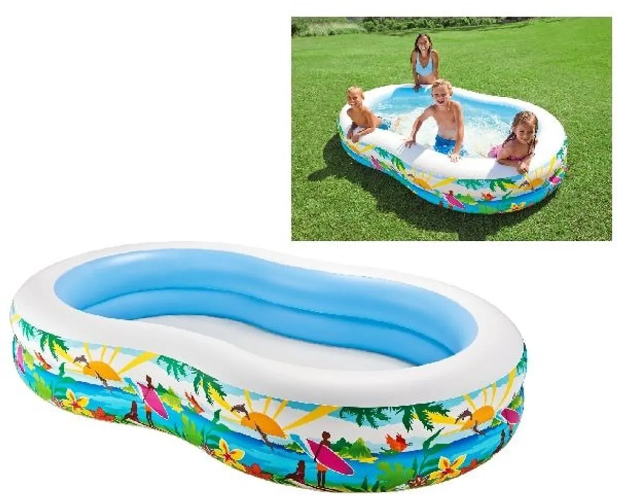 Intex Snorkel Fun Zwembad 700L - 262x160x46cm Aqua