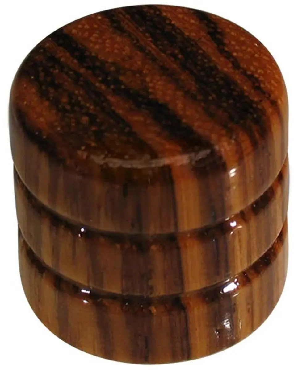 Boston KWZ-350 Houten Knop Zebra 19x18mm