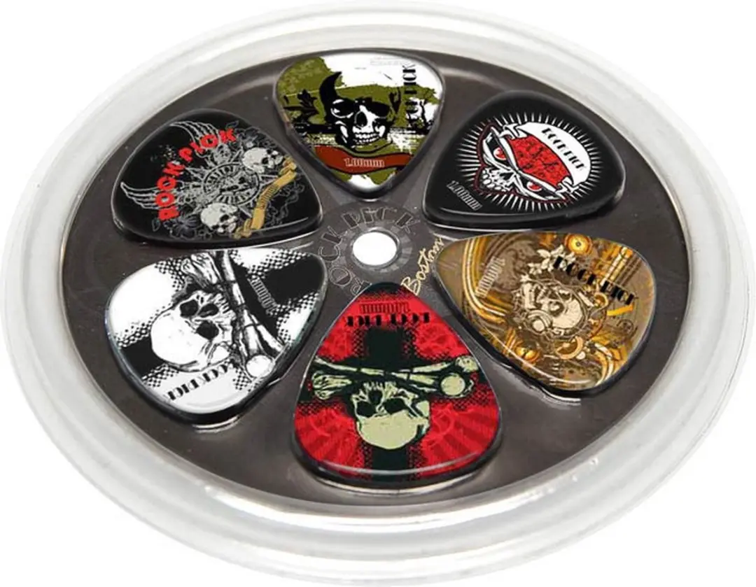 Boston BRP6-100 Plectrums 6 Stuks - Celluloid 1.00mm