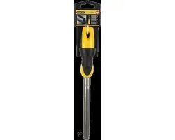 Stanley Halfronde Vijl 150mm - Geel
