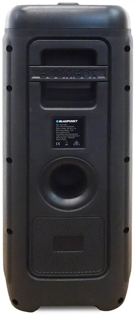 Blaupunkt BLP3963 Partybox Karaokespeaker - 40W RMS - Zwart