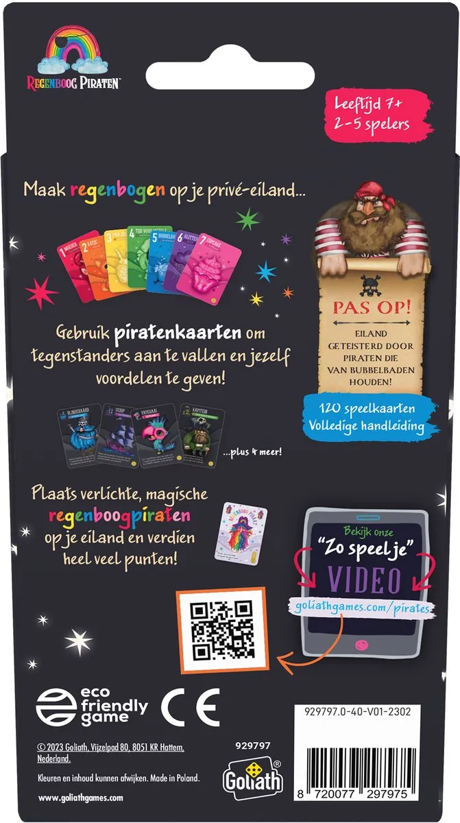 Goliath Regenboog Piraten Kaartspel - 325929797 - Multicolor