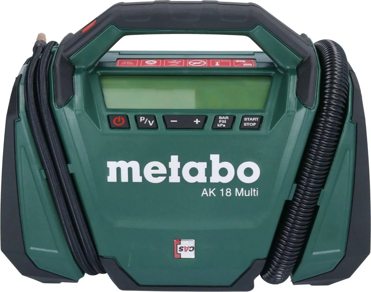 Metabo AK 18 Multi Accucompressor 18V 11 bar - 2x 5,5Ah Accu + Lader