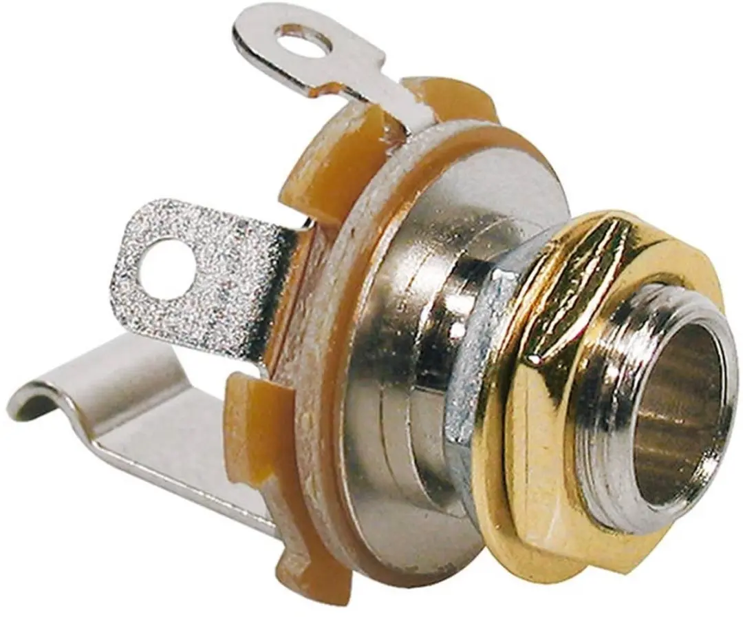 Boston SJ-2-GD Chassis Connector Jack 6,3mm Goud